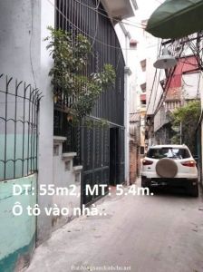 BÁN NHÀ 5 TẦNG, 55 M2, NGÕ 38 ĐƯỜNG XUÂN LA, QUẬN TÂY HỒ