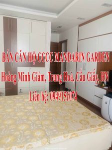 BÁN CĂN HỘ CCCC MANDARIN GARDEN Hoàng Minh Giám, Trung Hoà, Cầu Giấy, HN